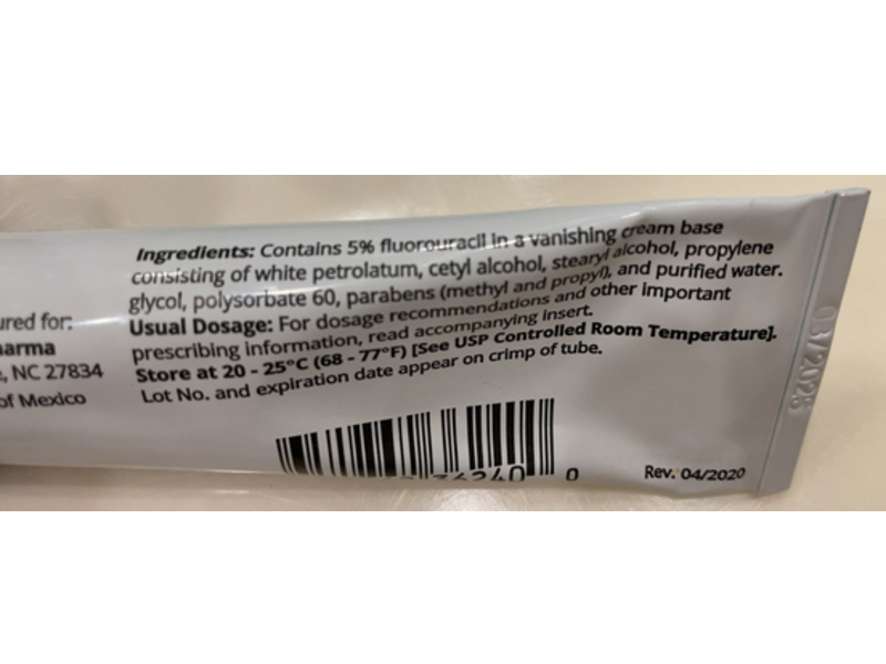 Fluorouracil Cream, USP 5% 40g Mayne Pharma, (RX)