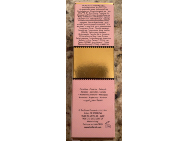 Too Faced Born This Way Multi-Use Sculpting Concealer, Cream Puff, 0.45 fl oz/13.5 mL