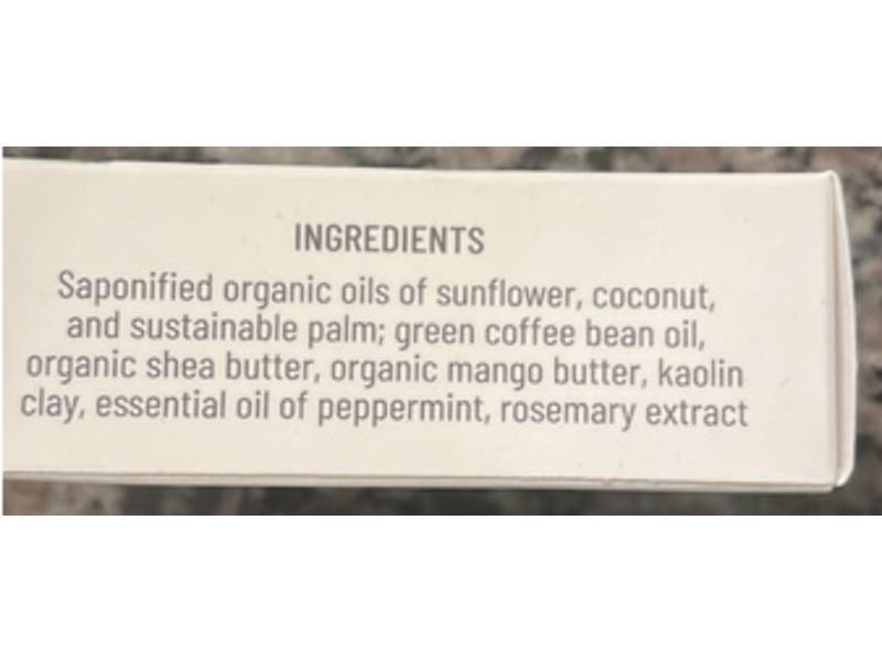 Yay Novelty Green Coffee & Butter Clay Soap