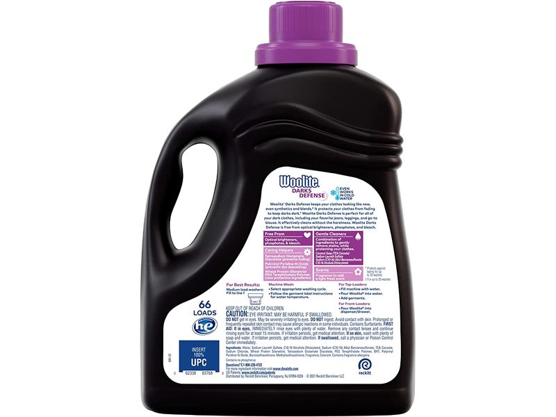 Woolite Darks Defense Laundry Detergent, 66 Loads, 100 fl oz/2.96 L