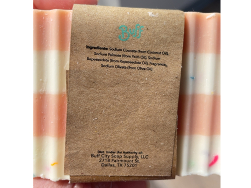 Buff City Soap Bar Soap, Life Of The Party, 5.5 oz/156 g