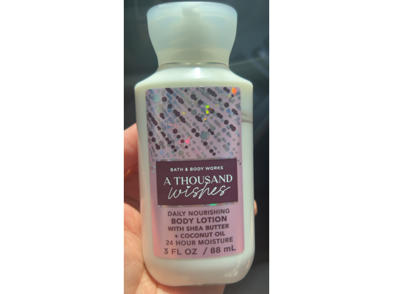 Bath & Body Works A Thousand Wishes Daily Nourishing Body Lotion, Shea Butter + Coconut Oil, 3 fl oz/88 mL