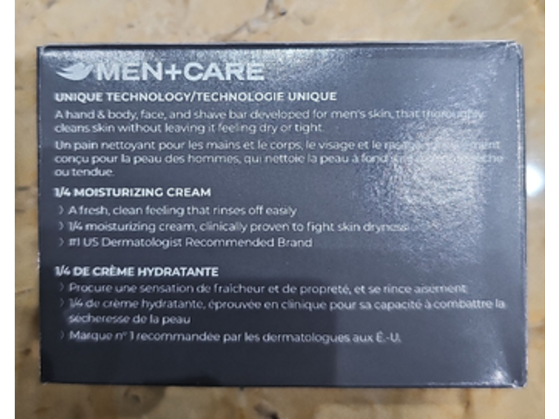 Dove Men + Care 3 - N - 1 Hand & Body + Face + Shave Bar, Extra Fresh, 52.5 oz/1.48 kg, 14 Count