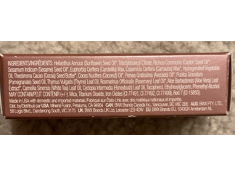 Mineral Fusion Lipstick, Burst, 0.13 oz