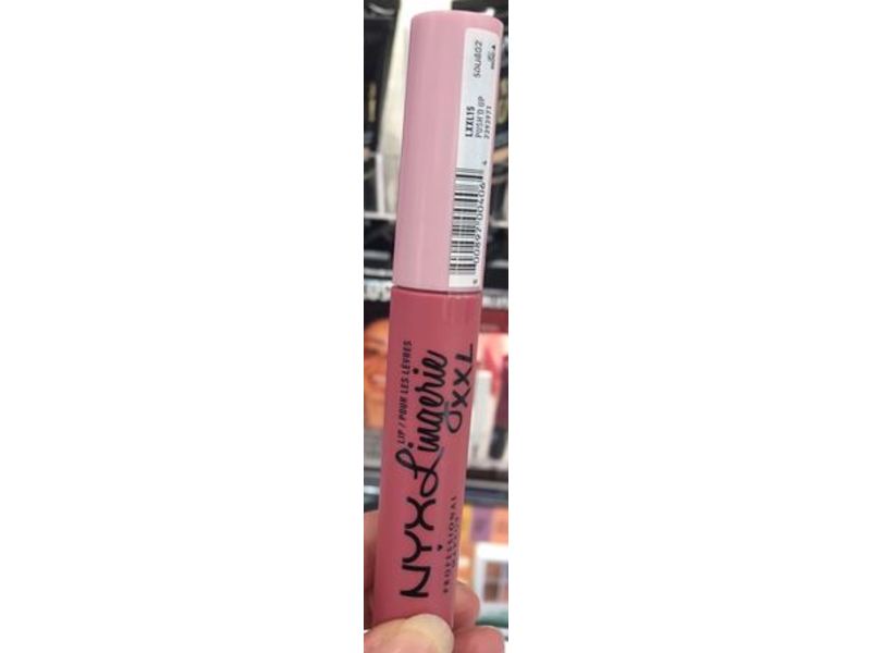 Nyx Professional Makeup Lip Lingerie Xxl Matte Liquid Lipstick, Pushd Up, 0.13 fl oz