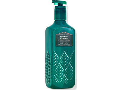 Bath & Body Works Cleansing Gel Hand Soap, Sweater Weather, 8 fl oz/236 mL