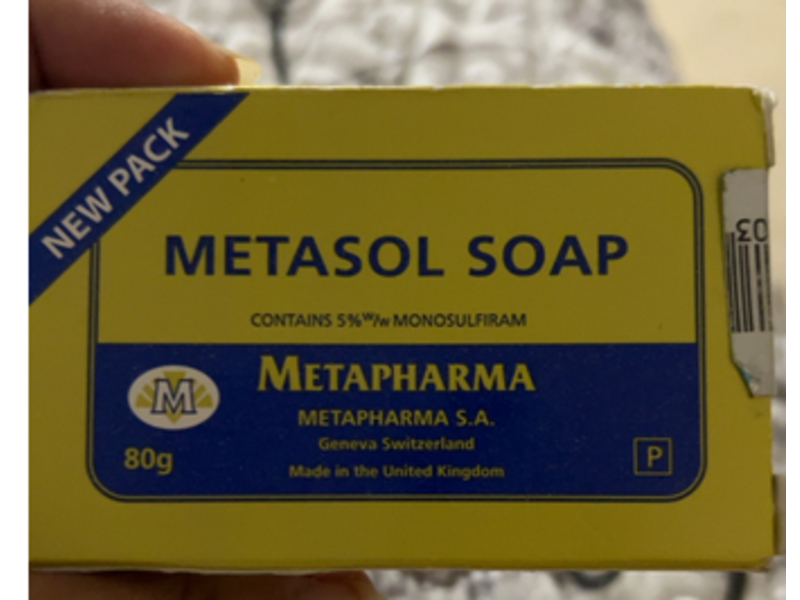 Metapharma Metasol Soap, Monosulfiram, 80 g
