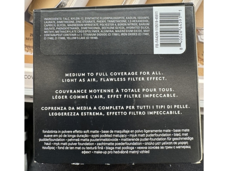 Fenty Beauty Pro Filt'r Soft Matte Powder Foundation, 260, 0.32 oz/9.1 g