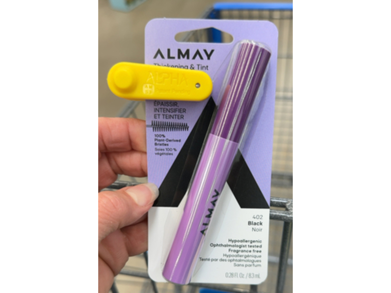 Almay Thickening & Tint Mascara, 402 Black Noir, 0.28 fl oz/8.3 mL