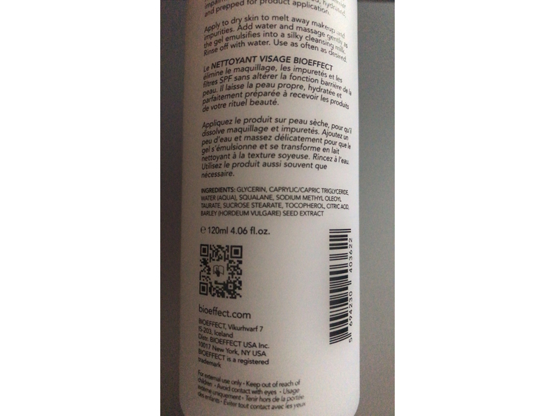 Bioeffect Nourishing Gel-To-Milk Facial Cleanser, 4.06 fl oz/120 mL