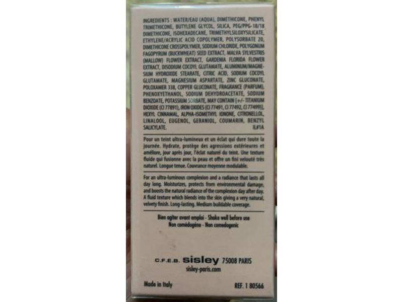 Sisley Paris Phyto-Teint Ultra Eclat Long Lasting Foundation, 02+ Sand, 1 fl oz/30 mL