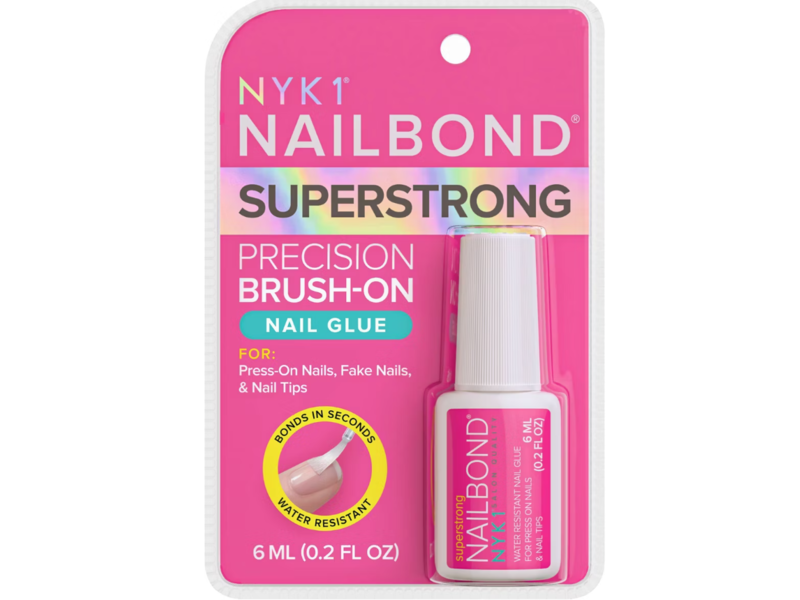 Nyk1 Super Strong Nail Bond Nail Glue, 0.2 fl oz/6 mL