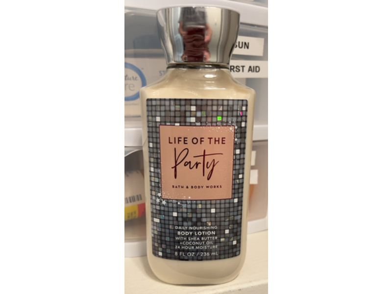 Bath & Body Works Life Of The Party Daily Nourishing Body Lotion, Shea Butter + Coconut Oil, 8 fl oz/236 mL