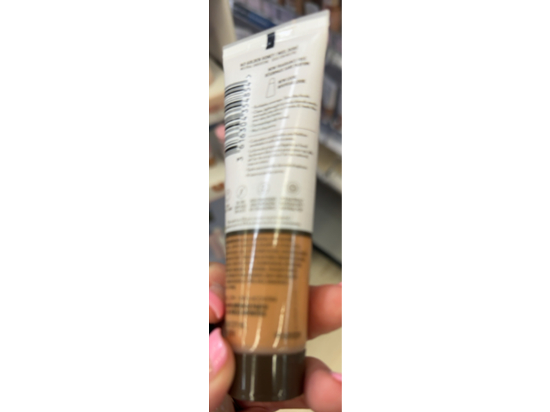 CoverGirl Clean Invisible Foundation, 163 Golden Honey, 1 fl oz/30 mL