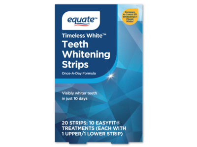 Equate Teeth Whitening Strips, 20 Count