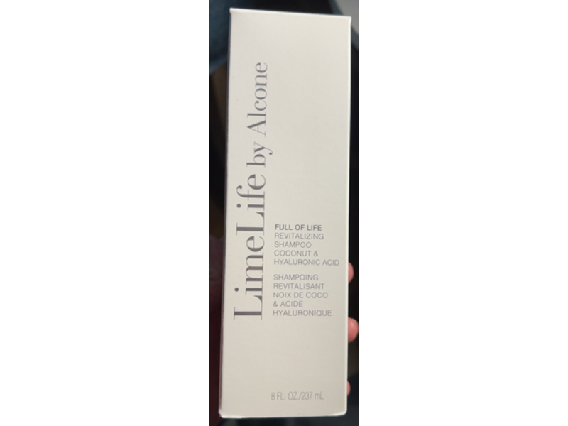 LimeLife By Alcone Full Of Life Revitalizing Shampoo, Coconut & Hyaluronic Acid, 8 fl oz/237 mL