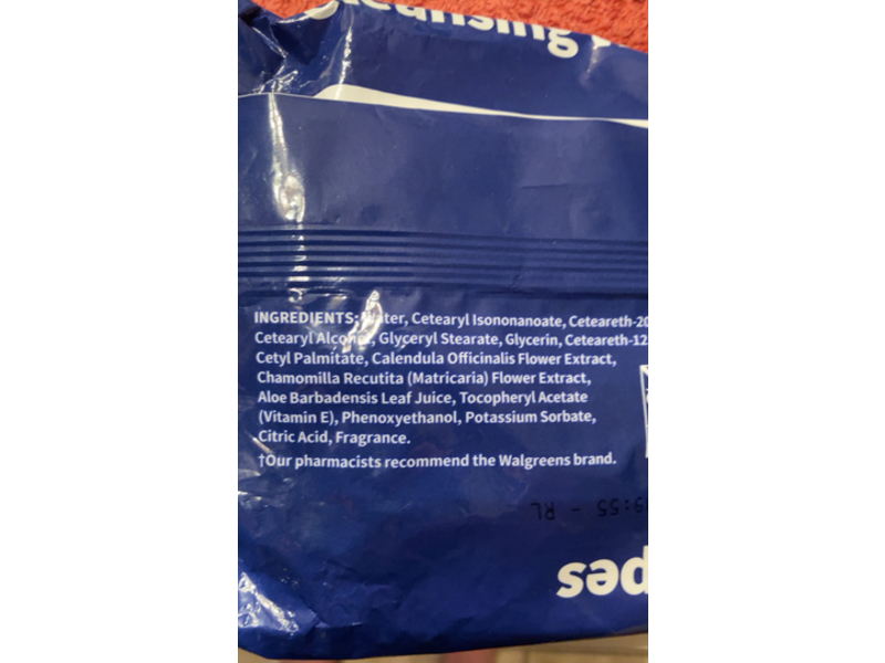 Walgreens Cleansing Wipes, Aloe & Vitamin E, 80 Count