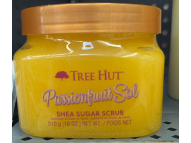 Tree Hut Shea Sugar Scrub, Passionfruit Sol, 18 oz/510 g