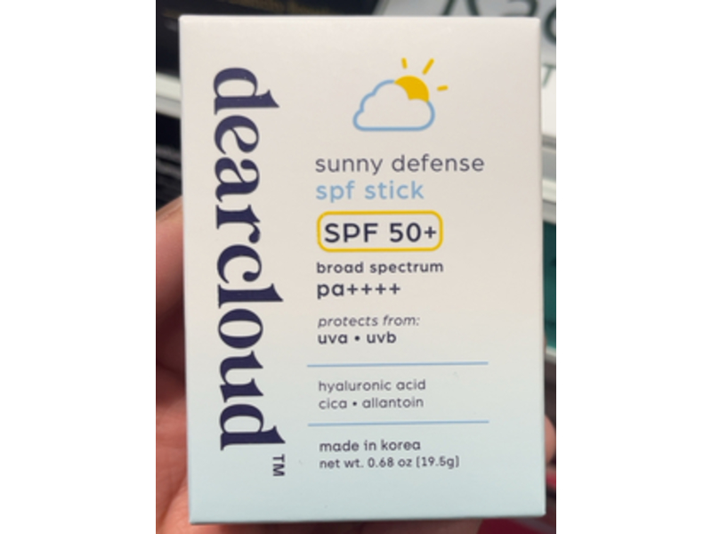 Dearcloud Sunny Defense Sunscreen Stick, SPF 50+ PA++++, 0.68 oz/19.5 g