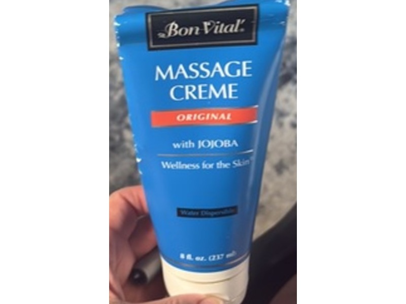 Bon Vital' Original Massage Creme, Jojoba, 8 fl oz/237 mL