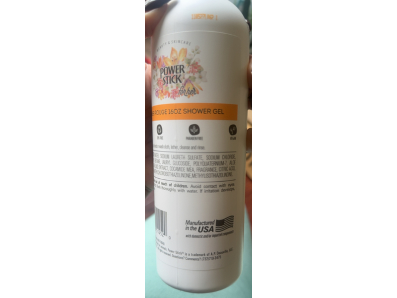 Powerstick Shower Gel, Amber Rouge, 16 fl oz/473 mL