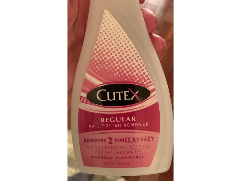 Cutex Nail Polish Remover, Regular, 10 fl oz/295 mL