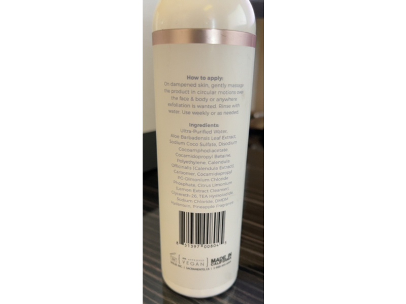 Sjolie Exfoliating Body Wash, 237 mL