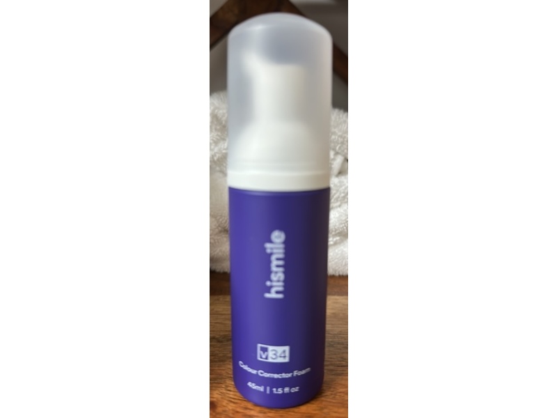 Hismile V34 Teeth Brightening Colour Correcting Foam, 1.5 fl oz/45 mL