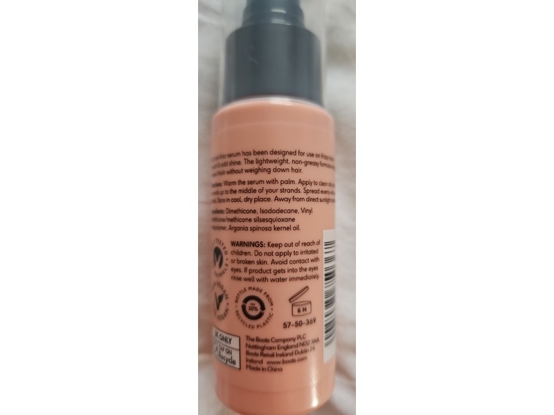 Boots Smoothing Anti-Frizz Serum, 50 mL