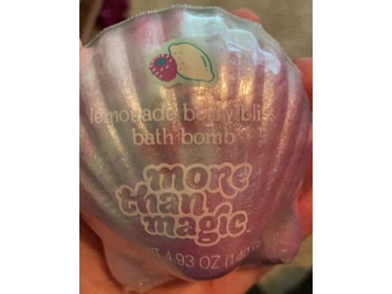 More Than Magic Bath Bomb, Lemonade Berry Bliss, 4.93 oz/140 g