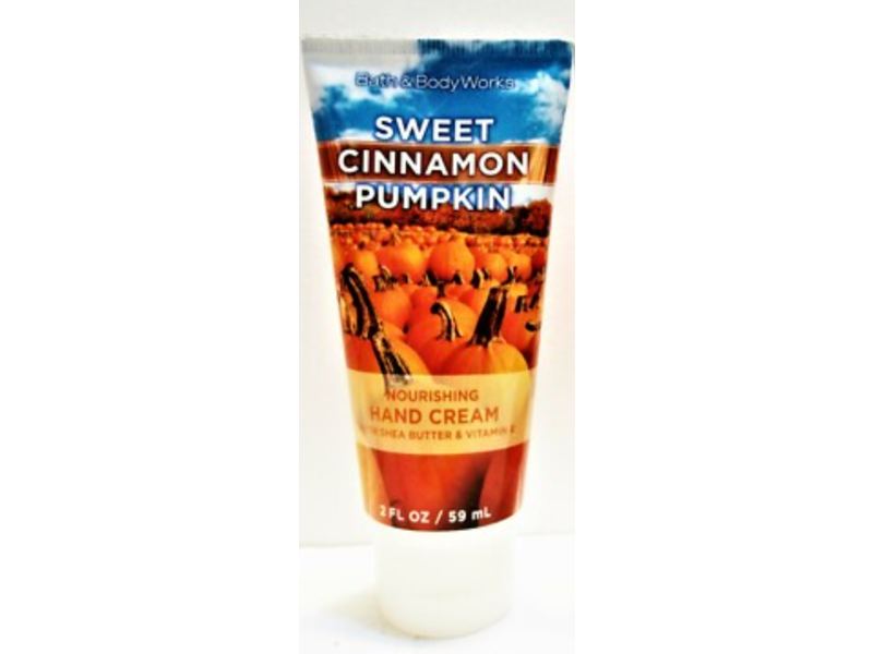 Bath & Body Works Nourishing Hand Cream, Sweet Cinnamon Pumpkin, 2 fl oz/59 mL