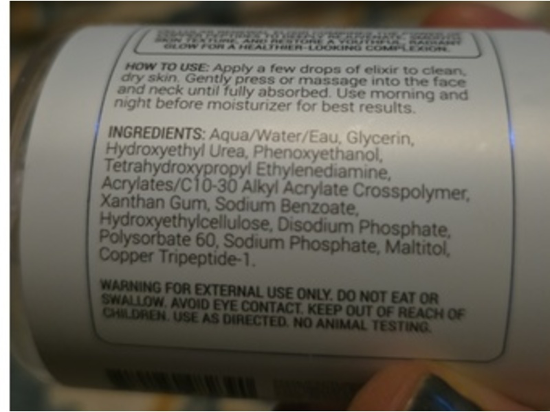 Revive Cellular Renewal Elixir, Copper Peptide, 3.3 fl oz/100 mL