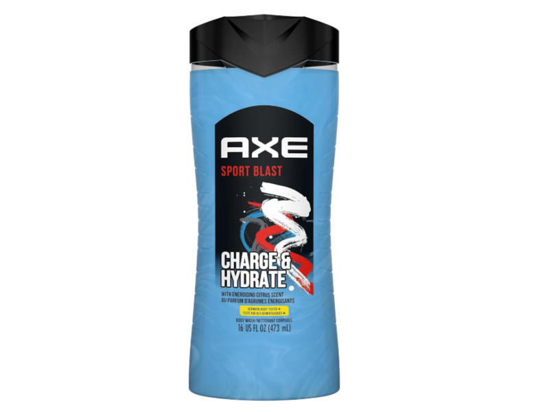 Axe Sports Blast Body Wash, Citrus, 16 fl oz/473 mL
