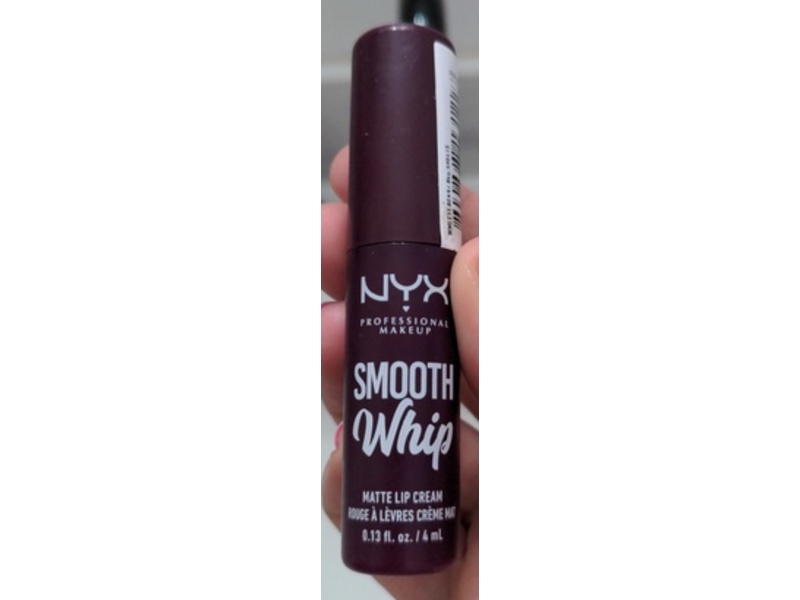 NYX Professional Makeup Smooth Whip Matte Lip Cream, Berry Bed Sheets, 08 Fuzzy Slippers, 0.13 fl oz/4 mL