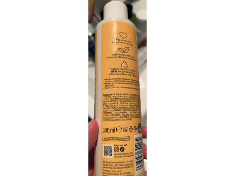DM No Planet B Intense Repair Shampoo, 300 mL
