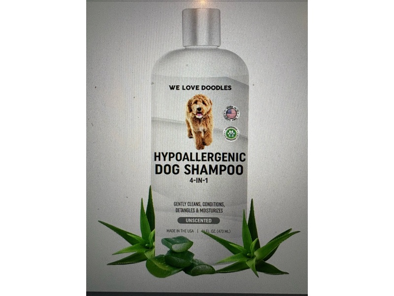 We Love Doodles Dog Shampoo, Unscented, 16 fl oz/473 mL