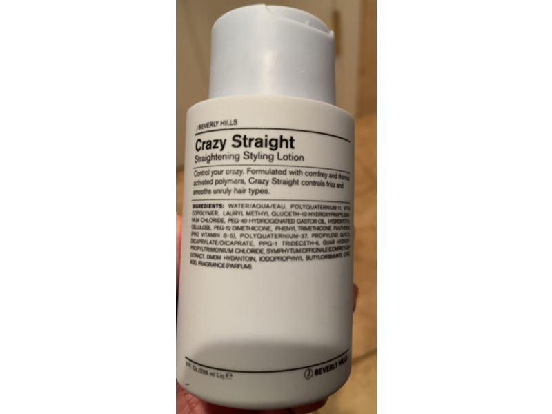 J Beverly Hills Straightening Styling Lotion, 8 fl oz/236 mL