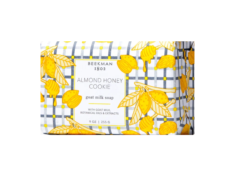 Beekman 1802 Goat Milk Soap, Almond Honey Cookie, 9 oz/255 g