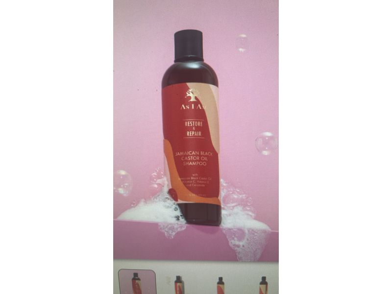 As I Am Restore & Repair Shampoo, Jamaican Black Castor Oil, 12 fl oz/355 mL