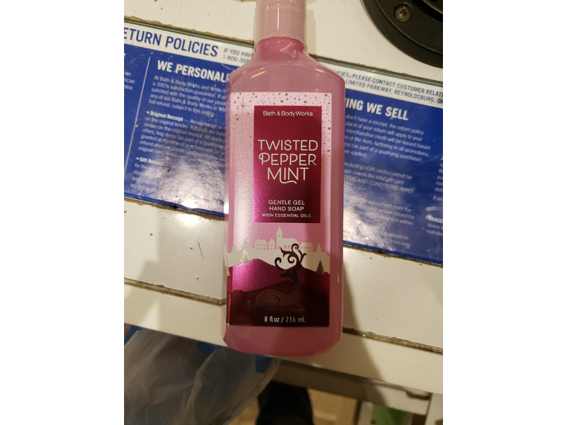 Bath & Body Works Hand Soap, Twisted Pepper Mint, 8 oz/236 mL