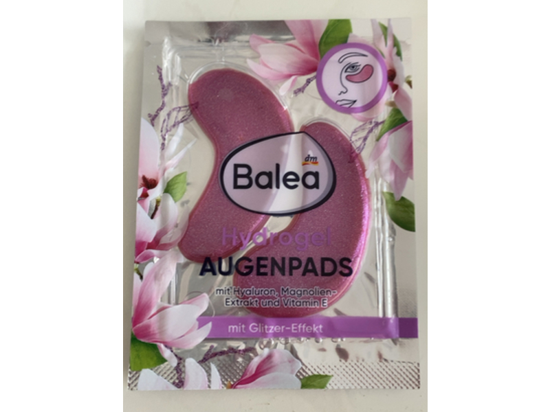 Balea Eye Pads, Hydrogel Glitter, 1 Pair
