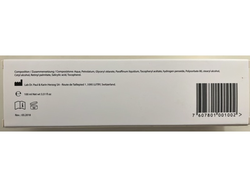 karinherzog Original Swiss Cream, 3.51 fl oz/100 mL