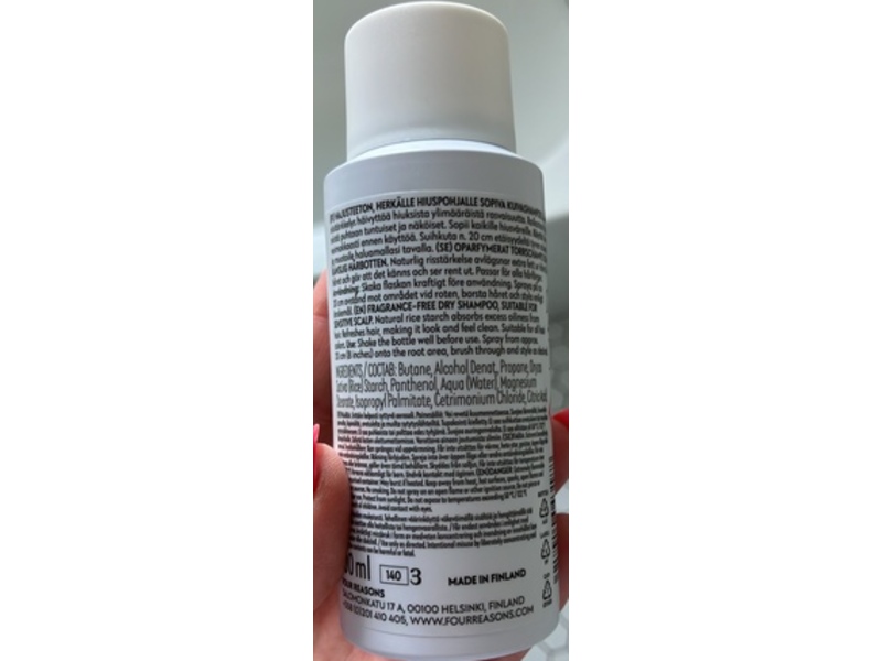 No Nothing Sensitive Dry Shampoo, 2.13 fl oz/60.3 g