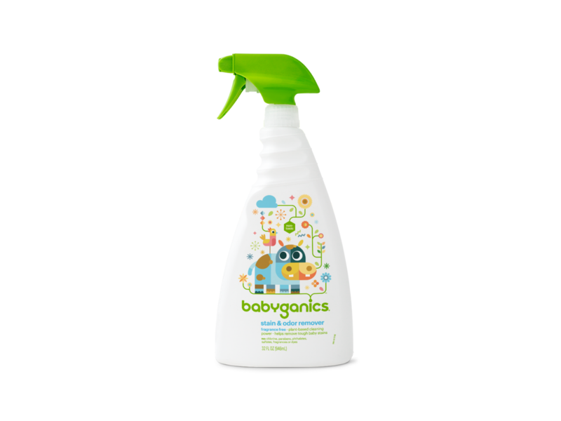 Babyganics Stain & Odor Remover, Fragrance Free Ingredients and Reviews