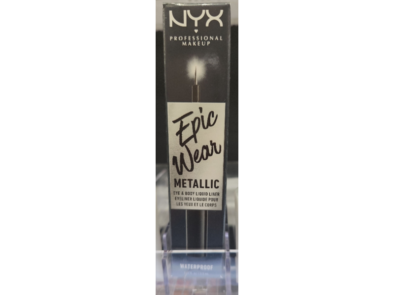 Nyx Professional Makeup, Eye & BOdy Liquid Liner, Black Metal, 0.12 fl oz