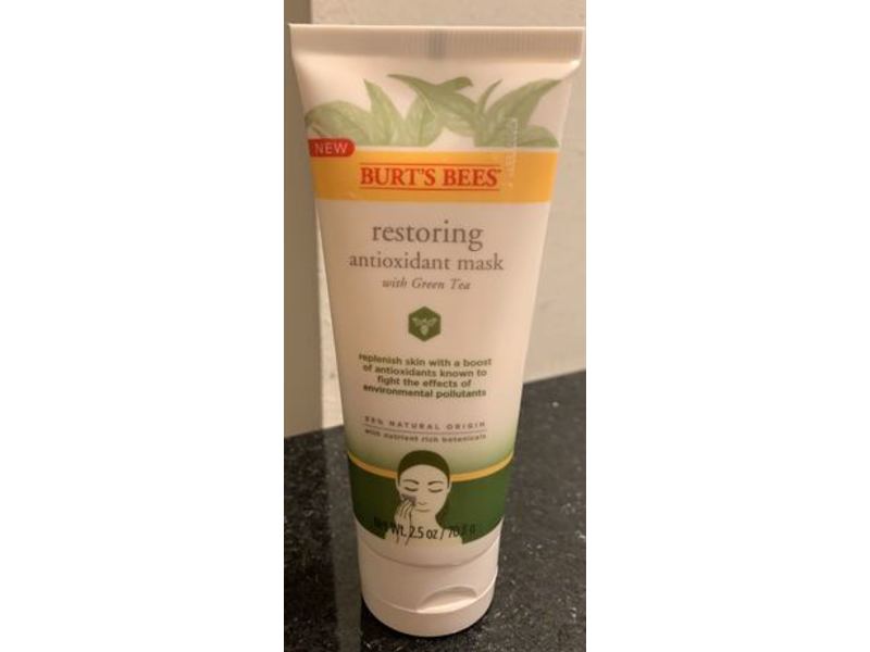 Burt's Bees Restoring Antioxidant Mask, Green Tea, 2.5 oz/70.8 g