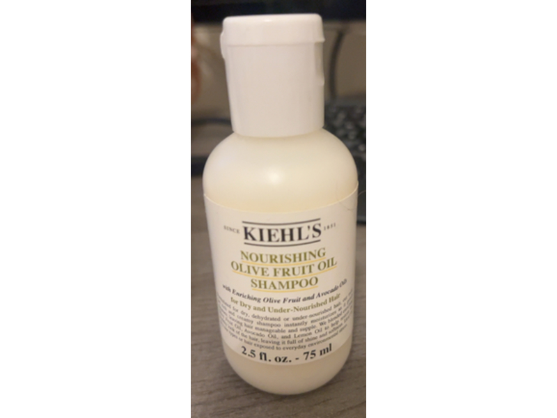 Kiehl's Nourishing Shampoo, Olive Fruit & Avocado Oils, 2.5 fl oz/75 mL