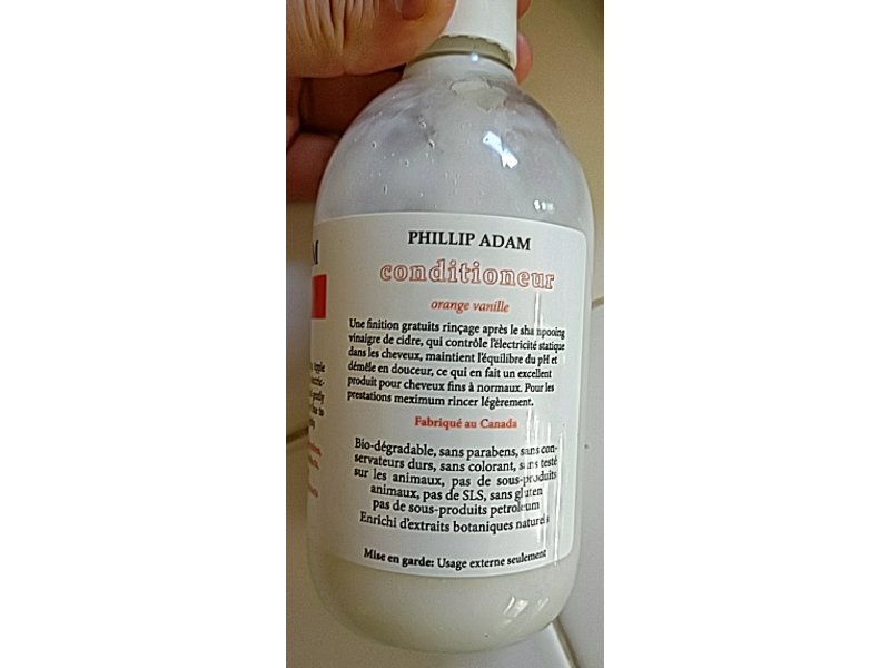 Phillip Adam Conditioner, Orange Vanilla, 12 fl oz/355 mL