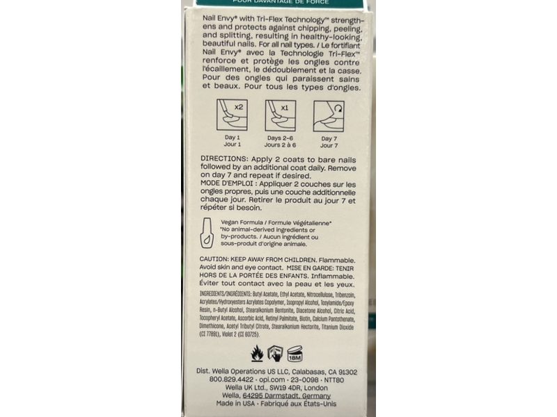 OPI Nail Envy Nail Strengthener, 0.5 fl oz/15 mL