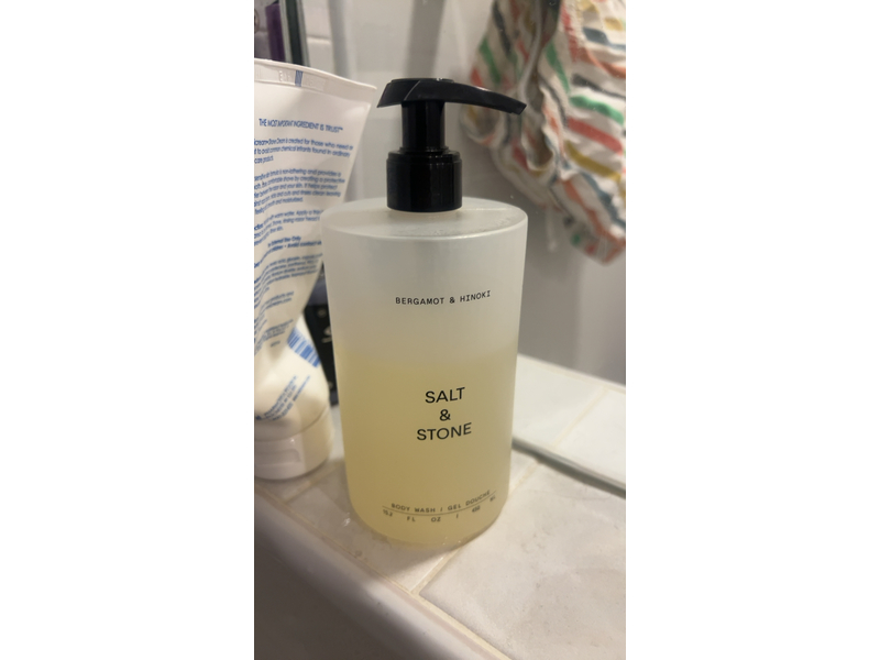 Salt & Stone Antioxidant Body Wash, Bergamot & Hinoki, 15.2 fl oz/450 mL